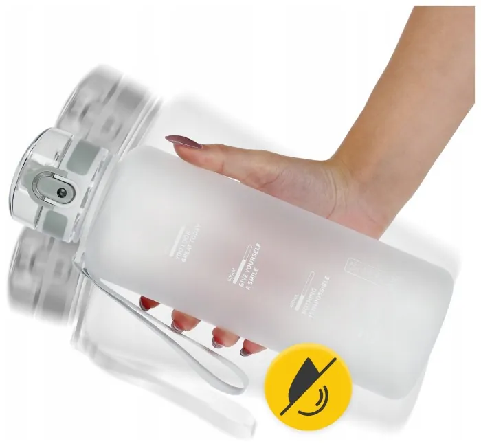 Бутылка для воды спортивная 4FIZJO 1000 мл Grey (P-5905973404273)
