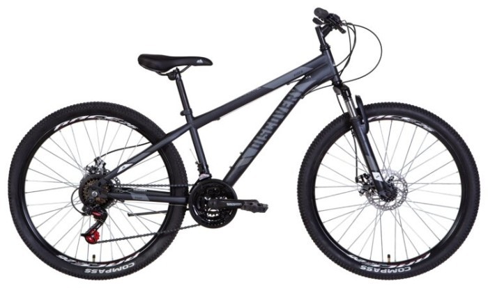 Велосипед 26" Discovery RIDER AM DD 2022 (графитовый (м)) Discovery RIDER AM 2022 (графитовый (м))