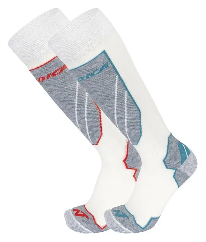 Носки жіночі для туризму Nordica CRUISE 2 PACK 39-42 White/red+white/giada (15243) V (39-42 giada, red, white)