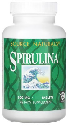 Spirulina 500mg - 100 tabs (Поврежденная банка)