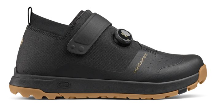 Велообувь CrankBrothers SHOES MALLET TRAIL BOA BLACK/GOLD - GUM OUTSOLE 9.0