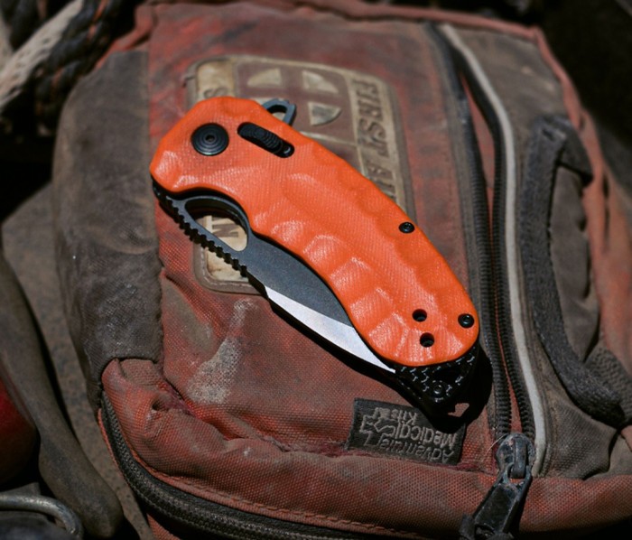 Розкладний ніж SOG Kiku XR LTE, Orange