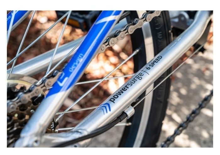 Велосипед 20" Apollo NEO 6s boys Brushed Alloy / Black / Blue Fade