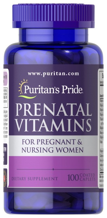 Prenatal Vitamins - 100 Caplets