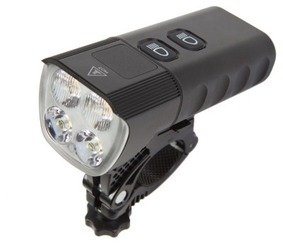 Ліхтар передній BC-FL1486 4 світлодіода XPG 1600лм живлення 2х18650 6400mAh Al + Pl