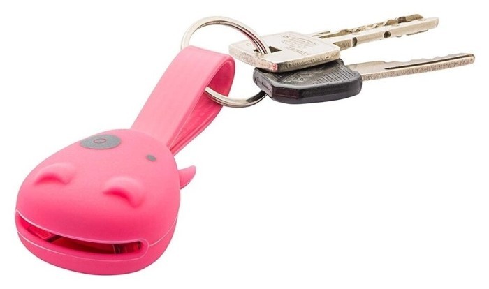 Munkees 3700 брелок-зарядка Smart Charger pink