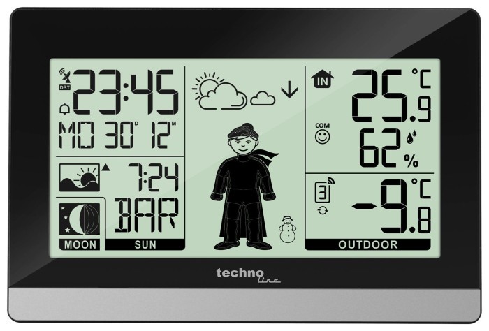 Метеостанция Technoline WS9612 Black (WS9612)
