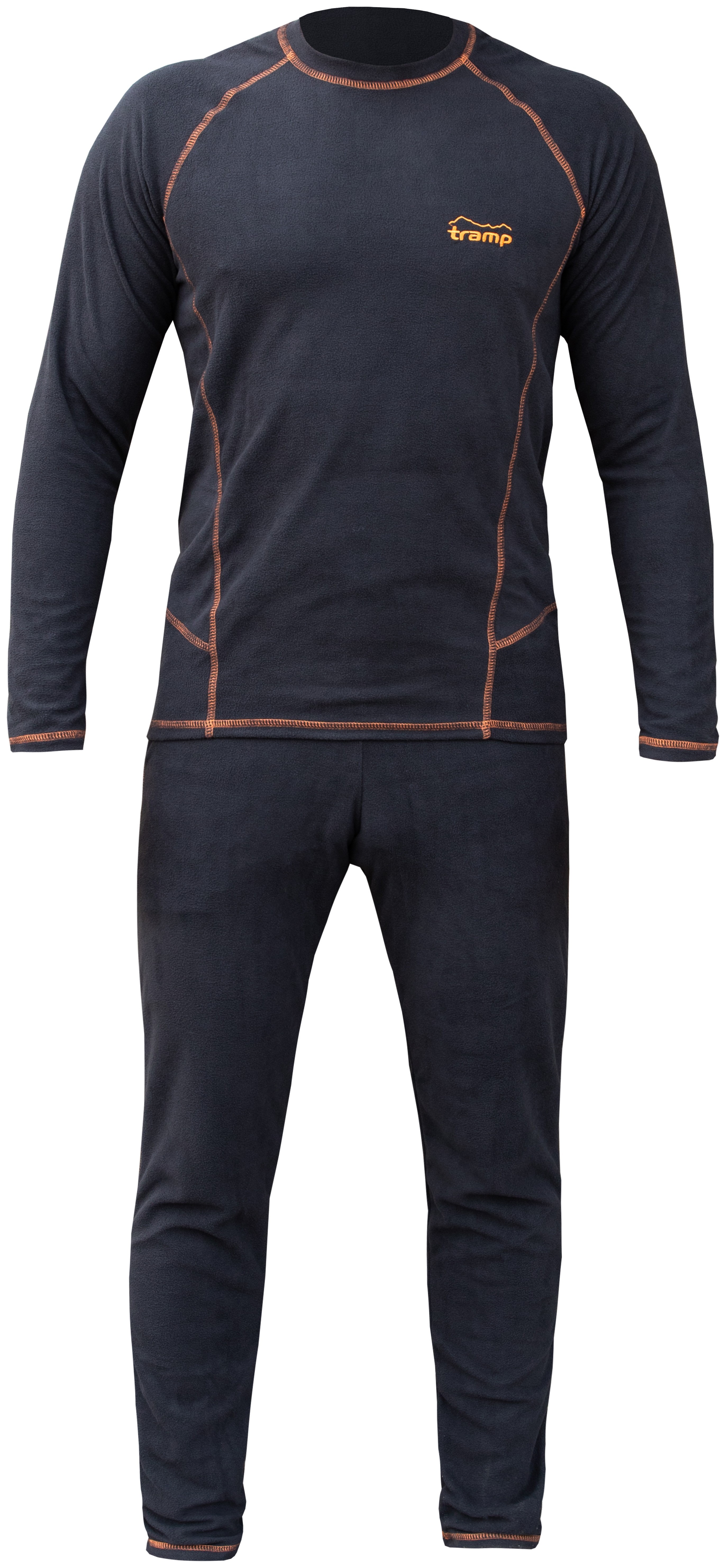 Термобілизна чоловіча Tramp Microfleece комплект (футболка+штани) black UTRUM-020, UTRUM-020-black-XL, укр, укр