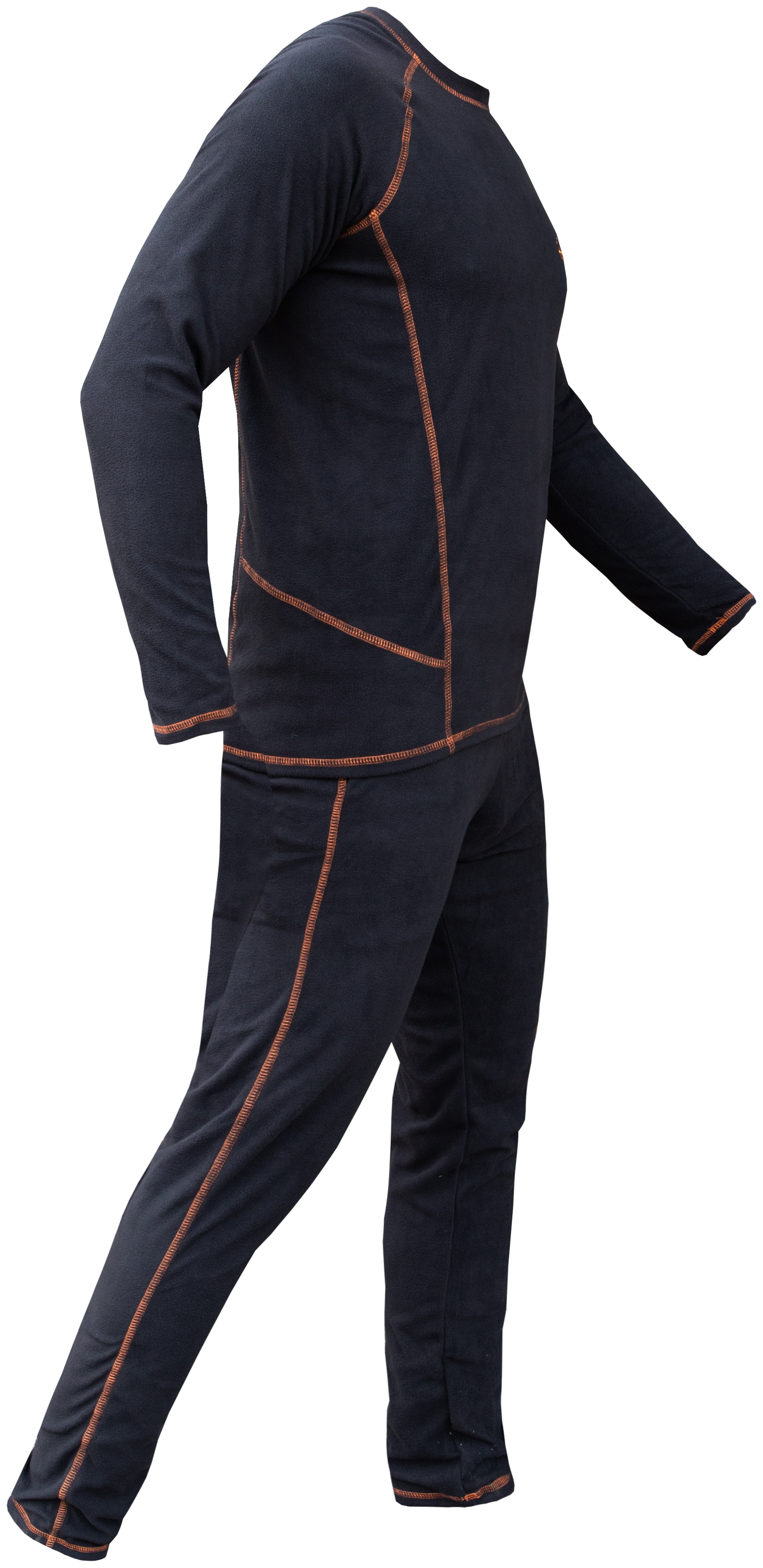 Термобілизна чоловіча Tramp Microfleece комплект (футболка+штани) black UTRUM-020, UTRUM-020-black-XL