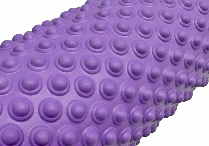 Масажний ролик EasyFit Grid Roller Light 33 см Фіолетовий