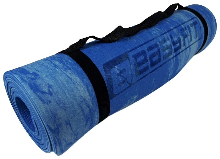 Коврик для йоги и фитнеса EasyFit s-EVA Mat 8 мм Синий