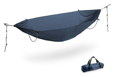 Гамак з дугами без перекидання Naturehike NH22DC008, темно-синій