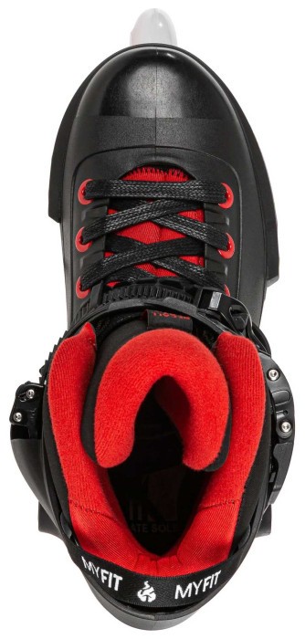 Фріскейт ролики POWERSLIDE ( 908370 ) Next Black Red 80 2023, укр, укр