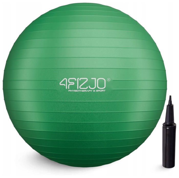 М'яч для фітнесу (фітбол) 4FIZJO 75 см Anti-Burst Green (P-5907222931189)