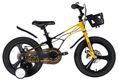 Велосипед MG 16" SPACE KID ANDROMEDA DD рама-9" жовто-чорний 2026