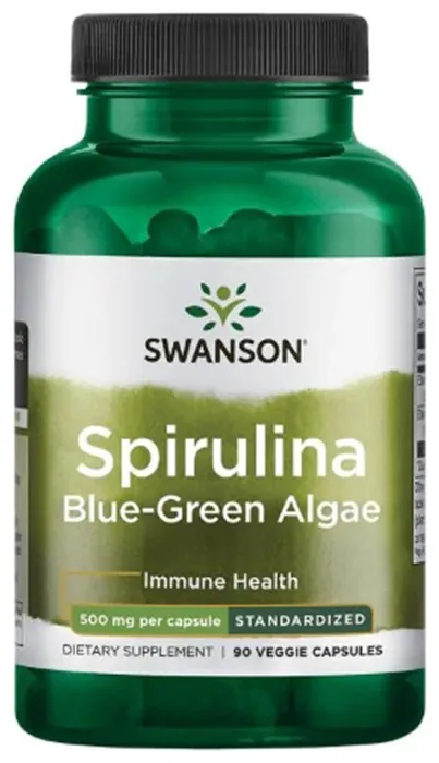 Spirulina Blue-Green Alhae 500mg - 90veg caps