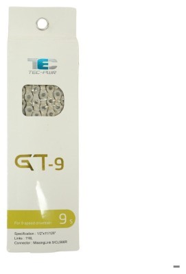 Ланцюг 9 шв. 116 лан. замок TEC GT-9  NP/NP BOX AM (брендоване пакування)