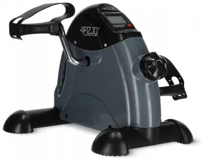 Міні велотренажер 4FIZJO Active 2 в 1 для рук та ніг Grey/Black (P-5905973401708)