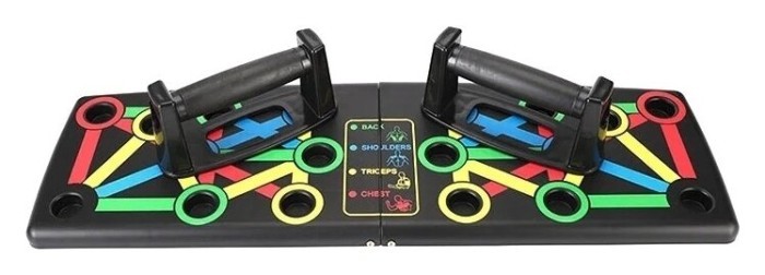 Дошка для віджимань ROU 14 в 1 з упорами різним хватом, укр, укр