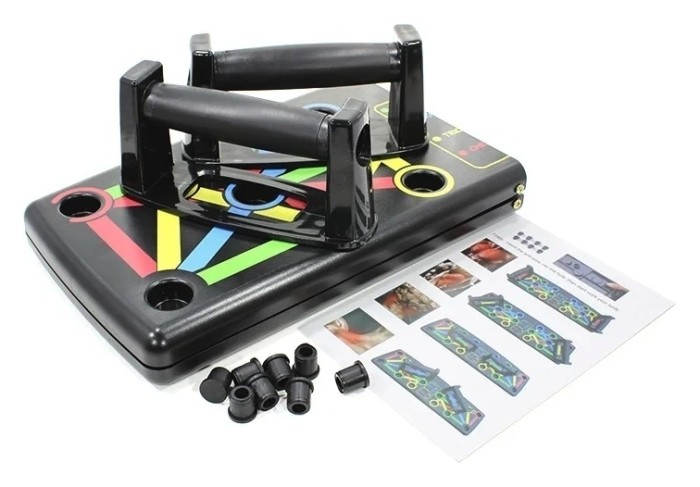 Дошка для віджимань ROU 14 в 1 з упорами різним хватом, укр, укр