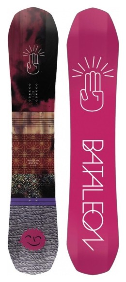 Сноуборд Bataleon PUSH UP 146 Brown/pink (10.19.PUSH) O