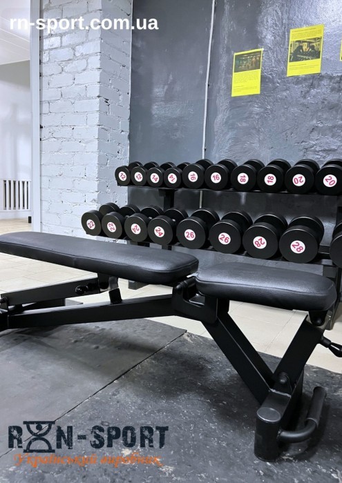 Лава для жима профессиональная RN-Sport black rock - Черная