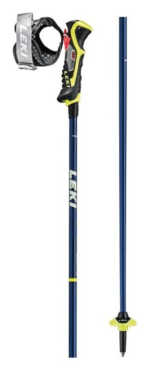 Палки для горных лыж Leki CARBON 14 3D 115см Blue metallic/neon yellow/white (65067902-WRH)