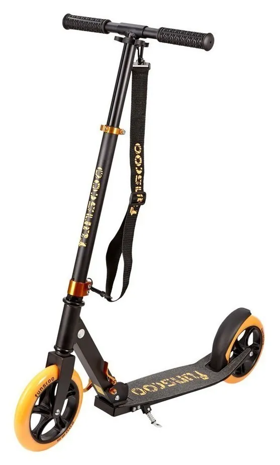Самокат Funscoo 200 Black/orange (RT-O200-15) (Чорно-помаранчевий)