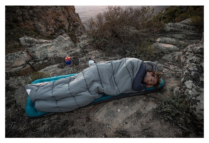 Спальный мешок с капюшоном с обычным мешком для хранения Naturehike M300 CNK2350WS023, серый, левый