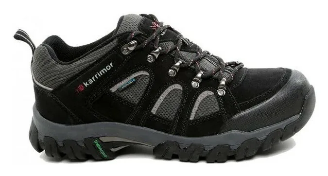 Черевики трекінгові чоловічі Karrimor BODMIN LOW 4 WEATHERTITE M 44 (10.0UK) Black sea (K750-BLC) (7.0UK (41) 255мм black sea)