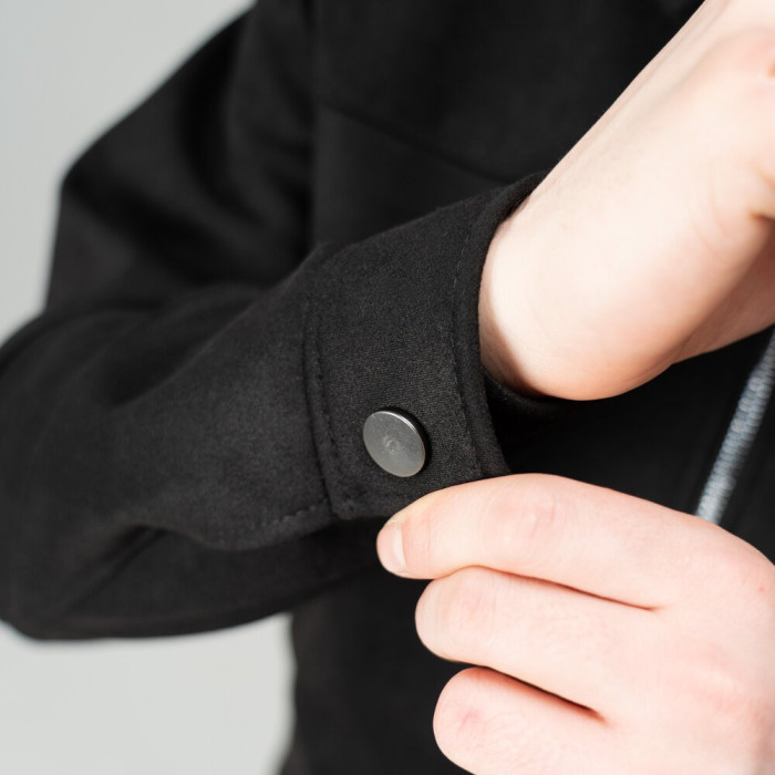 Куртка жіноча Slavni класична пряма чорна, Куртка Slavni Bluff замшева чорна, укр, укр