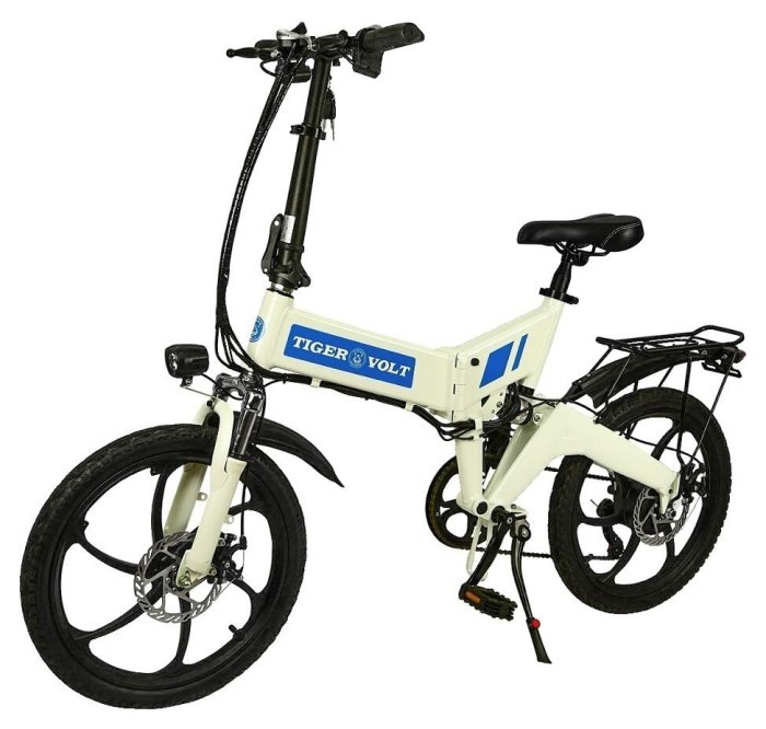 Електровелосипед ZM Tiger Volt 20 20", білий, укр, укр