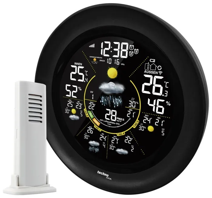 Метеостанция Technoline Tuya Smart/SmartLife WD3040 Black (WD3040)