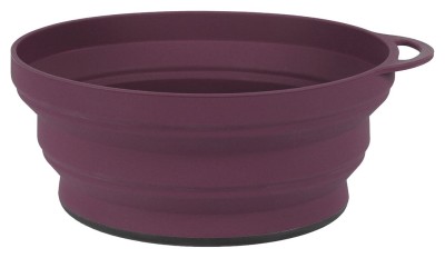 Lifeventure тарелка Silicone Ellipse Bowl purple
