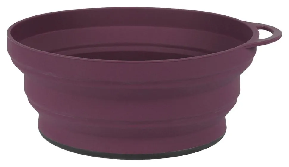 Lifeventure тарілка Silicone Ellipse Bowl purple (75529)