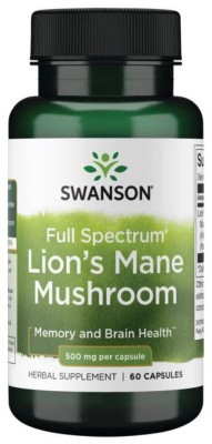 Lions Mane Mushroom 500mg - 60caps