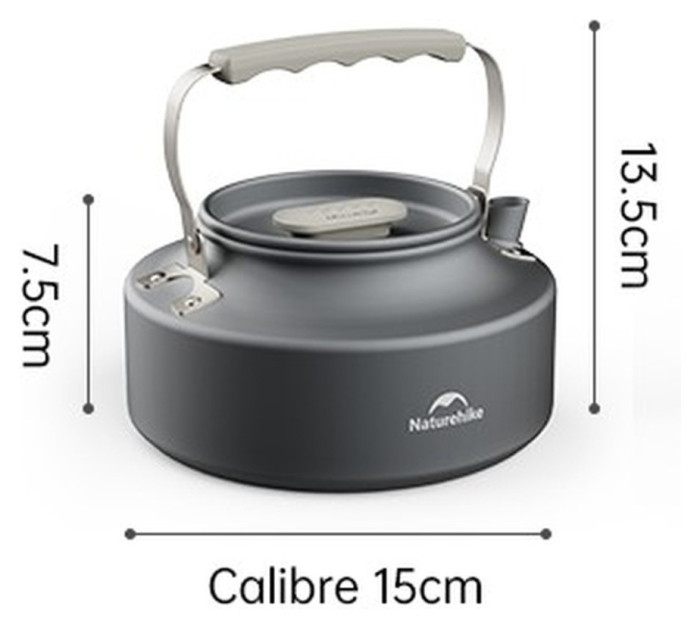 Чайник Naturehike CNK2450CF010 0.8 л, алюміній