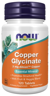 Copper Glycinate 3mg - 120 tabs