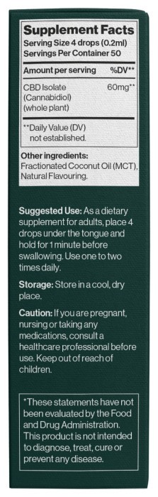 CBD Oil Isolate 3000 mg Strawberry - 10 ml
