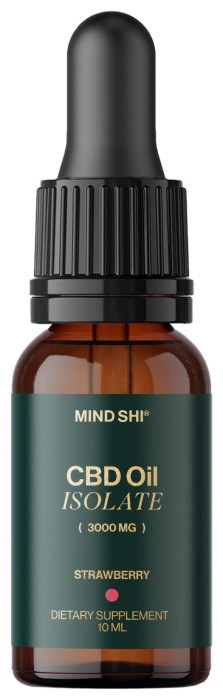 CBD Oil Isolate 3000 mg Strawberry - 10 ml