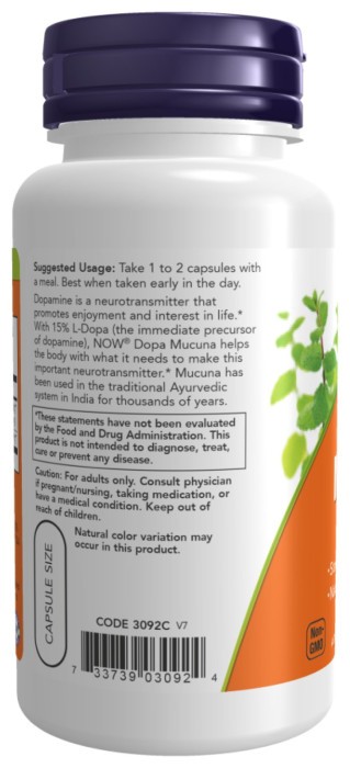 Dopa Mucuna - 180 vcaps