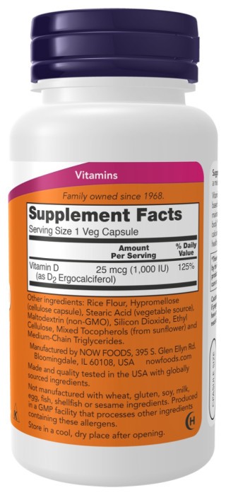 VIT D-3 1000 IU Dry - 120 vcaps