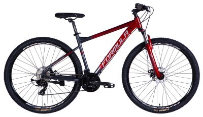 Велосипед AL 29" Formula F-1 DD CS рама-19" красно-серый 2026