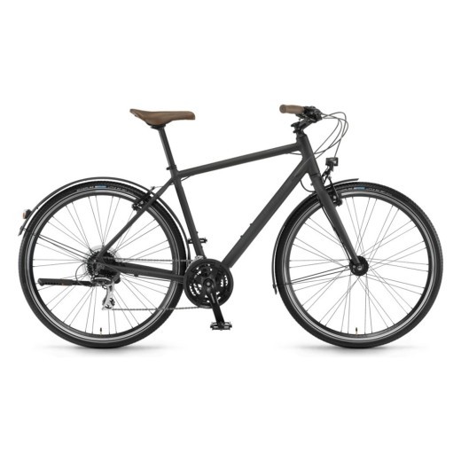 Велосипед Winora Flitzer men 28 &quot; 24-G Acera, рама 61 см, чорний матовий, 2021 — 