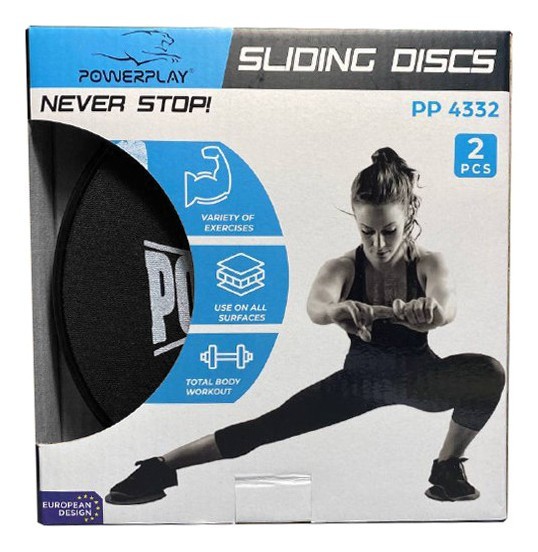 Диски-слайдеры для скольжения PowerPlay 4332 Sliding Disk (Ø18) Черные
