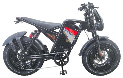 Велосипед з електроприводом 20" ST SPACE GALAXY (new) DD FR рама-21" 48 B 15 А*г 1000 Вт чорний 2026