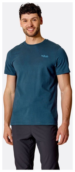 Футболка чоловіча Rab Stance Strata Tee, Tempest Blue