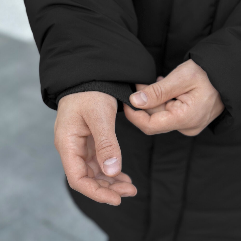 Мужская зимняя куртка черная Pobedov Legas