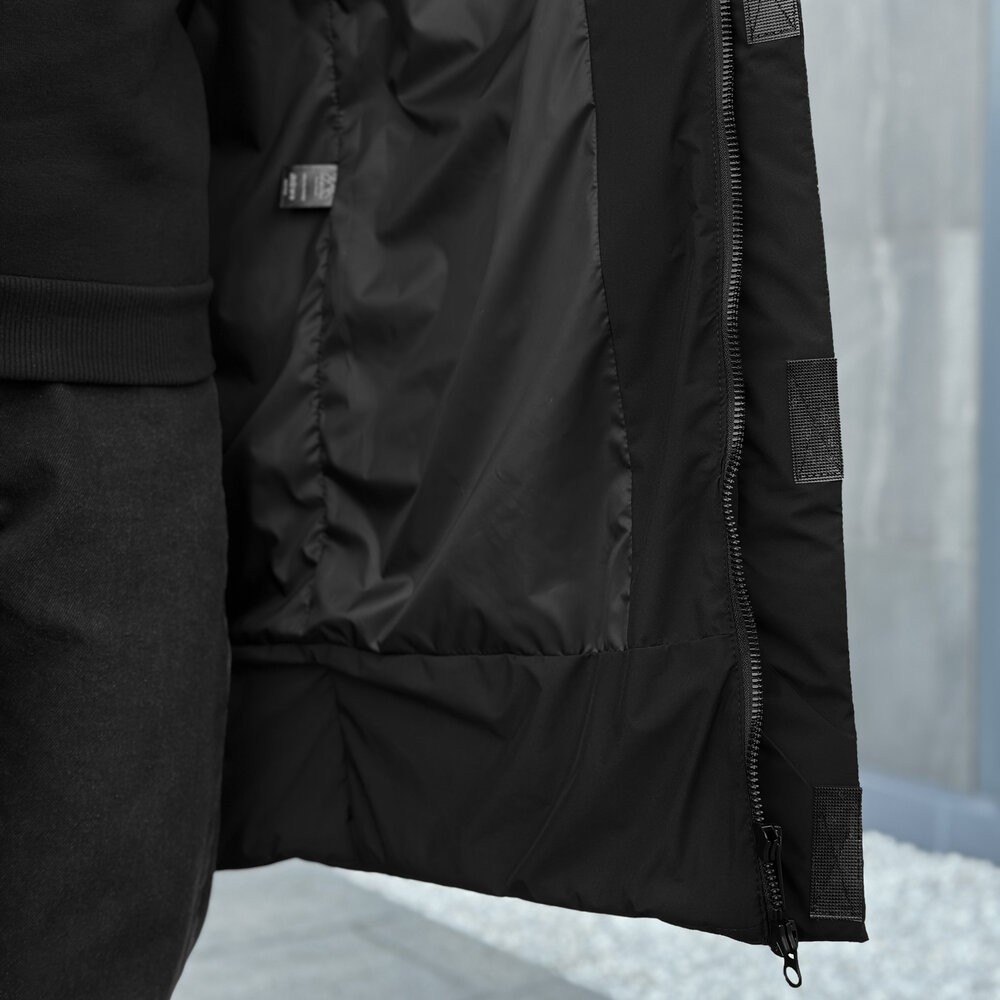 Мужская зимняя куртка черная Pobedov Legas