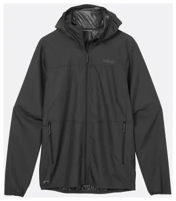 Вітровка чоловіча Rab Windgather Hoody, Black, XL